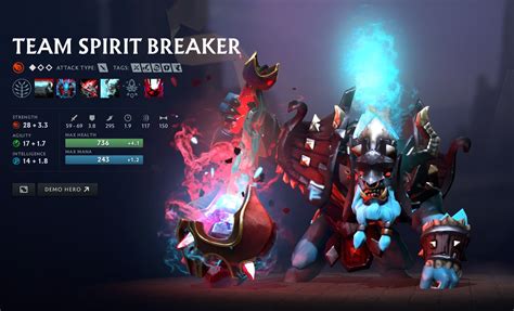 Spirit Breaker в Dota 2 теперь Team Spirit Breaker — Valve чествует