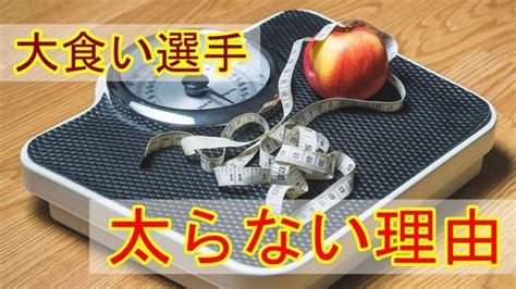 大食い選手はなぜ太らないのか？ダイエットの必要がない理由 むちゃぶりレシピ