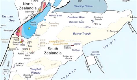 First Map Of Earths Lost Continent Zealandia Published