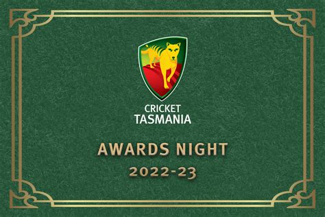 Jewell, Carey headline Cricket Tasmania Awards Night winners | Cricket ...