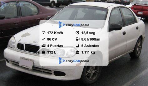 Daewoo Lanos 1 5 SX Ficha Técnicas 1997 2001 rendimiento