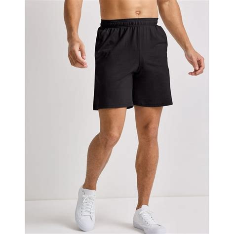 Hanes Originals Jersey Shorts Mens Tri Blend Pull On Elastic Waistband