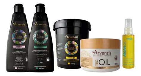 Kit Arvensis Cachos E Tec Oil 4 Itens Óleo Argan Widi Care MercadoLivre