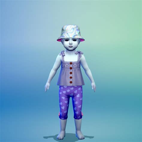 My new little alien toddler’s outfits, no cc : r/Sims4