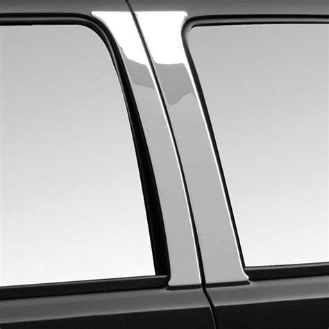 Bully® SDP-105 - Chevy Silverado Crew Cab 2002 Stainless Steel Door Pillar Posts