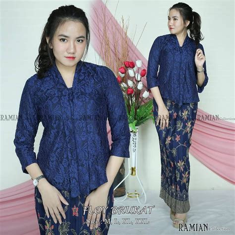 Jual Ram Kebaya Floy Brukat Kebaya Tradisional Kebaya Floy Modern