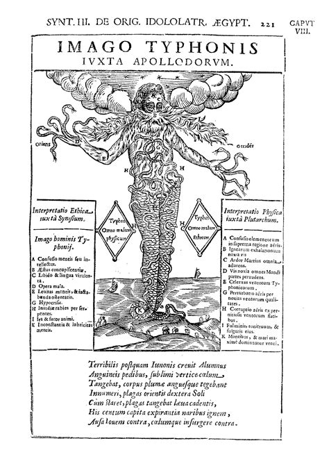 The God Typhon Athanasius Kircher At Stanford