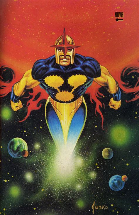 Nova By Joe Jusko For The Marvel Masterpieces Joejusko Nova