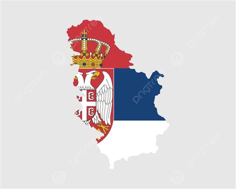 Serbia Map Flag Serbia Cut Clipart Vector, Serbia, Cut, Clipart PNG and ...