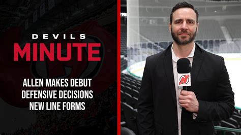 Jake Allen Debuts | DEVILS MINUTE | New Jersey Devils