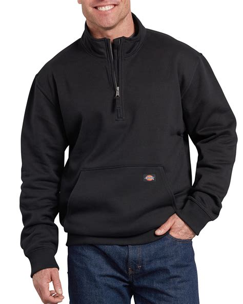 Dickies Tw400 Men S Pro 1 4 Zip Mobility Work Fleece Pullover In Bulk Price