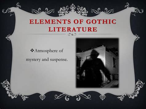 Ppt Gothic Literature Powerpoint Presentation Id2311785