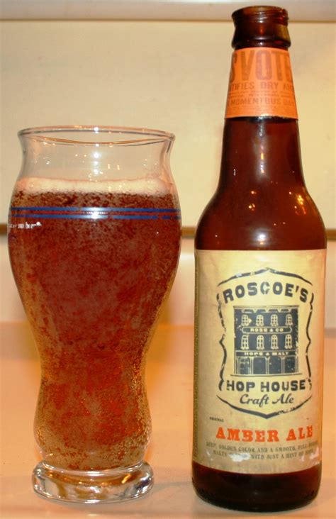 The Insurance Guys Beer Blog 138 Roscoes Hop House Amber Ale