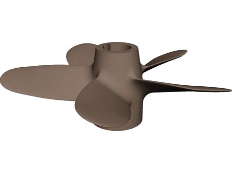 Propeller 5 Blades CAD Model 3DCADBrowser