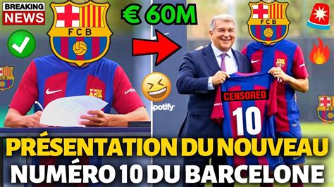 Officiel Barcelone Vient De Paralyser Le Monde Du Football Une