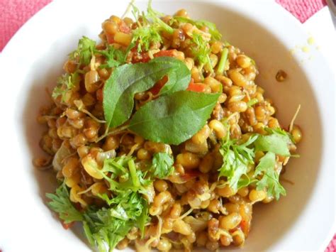 Matki Sabzi Recipe How To Make Matke Sabzi Moth Beans Sprout