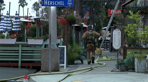 Fire Breaks Out In Wall At Marisi La Jolla