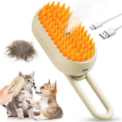 Cat Steam Brush Self Cleaning Steam Cat Brush For