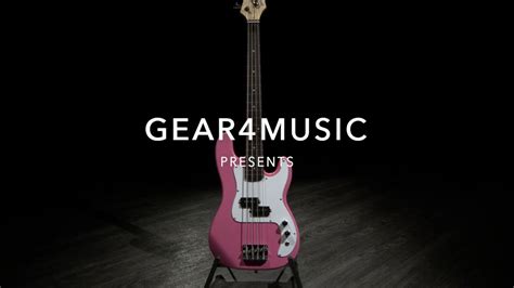 3 4 La Bass Guitar By Gear4music Pink Gear4music Demo Youtube