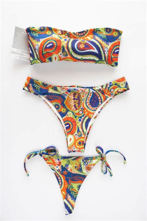 bikini bronceador tie básico Oleaje Swimwear