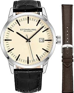 Stuhrling Original Para Hombre Minimalista De Acero Inoxidable