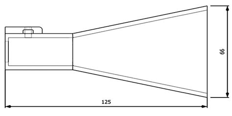 Antenne Cornet Pyramidal Ghz Elliptika Sp Cialiste Rf