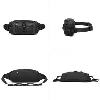 Ozuko New Design Fashion Men Waist Bag Waterproof Teenager Outdoor