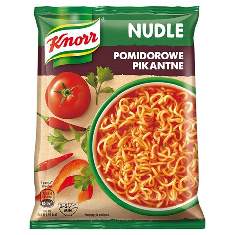 Knorr Nudle Zupa Instant Pomidorowe Pikantne G