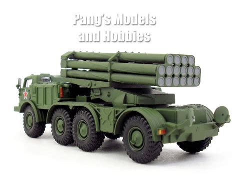 Soviet BM-27 Uragan-Hurricane Multiple Rocket Launcher 1/72 Scale Diec ...