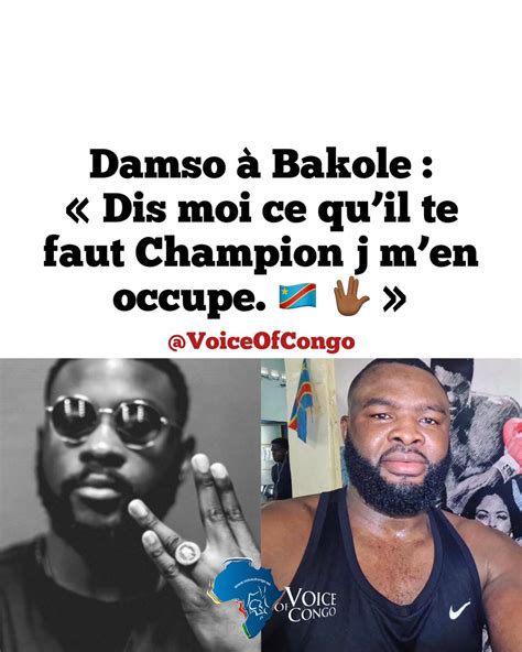 The Voice Of Congo on Twitter Boxe Lartiste Damso est prêt à