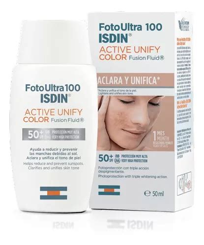 Foto Ultra 100 Active Unify Color Fusion Fluid SPF50 Isdin MercadoLibre