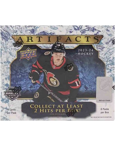 2023 24 Upper Deck NHL Hockey Artifacts Hobby Box Diggaz Trading Cards