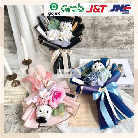 Jual Buket Bunga Artificial Wisuda Murah Bucket Bunga Palsu Wisuda