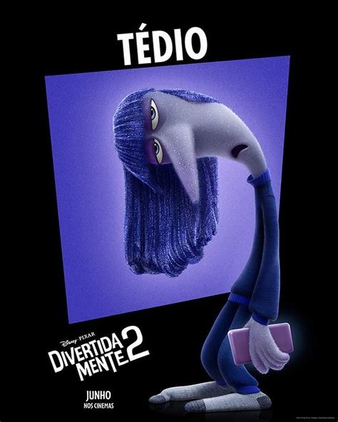 Tédio De Divertida Mente - Disney revela pôsteres emocionantes de 'Divertida Mente 2'