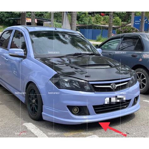 Ready Stocksaga Flx Front Skirt Pu Bodykit Depan Skirt Lip Pu No Paint