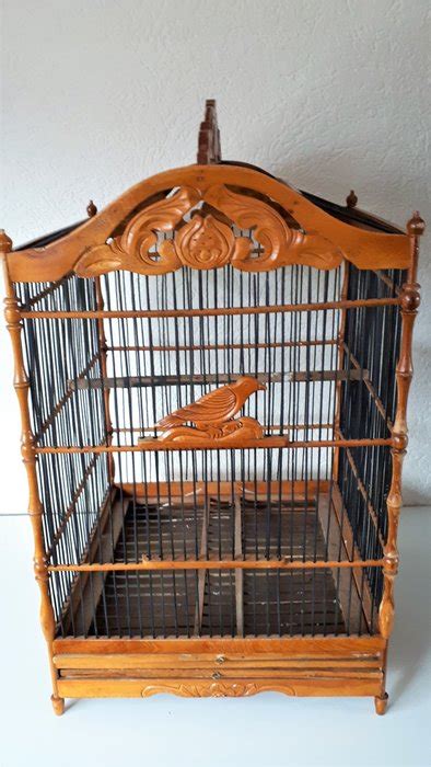 Cage Oiseaux Bambou Bois Oiseau Inde Seconde Catawiki