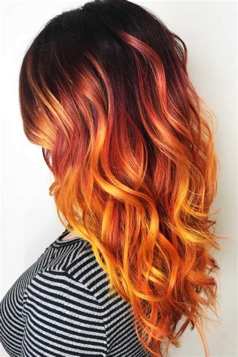 Orange And Black Hair Color