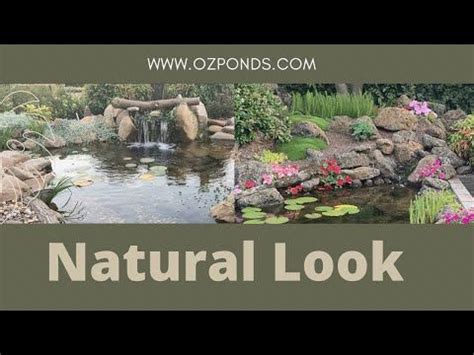 Hiding Your Pond Liner Is Essential To Create A Natural Looking