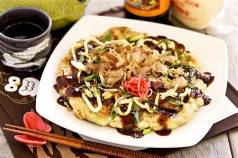 Okonomiyaki Japanese Cabbage Pancakes Roti N Rice