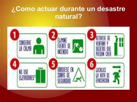 Desastres Naturales C Mo Actuar Ante Un Desastre Natural