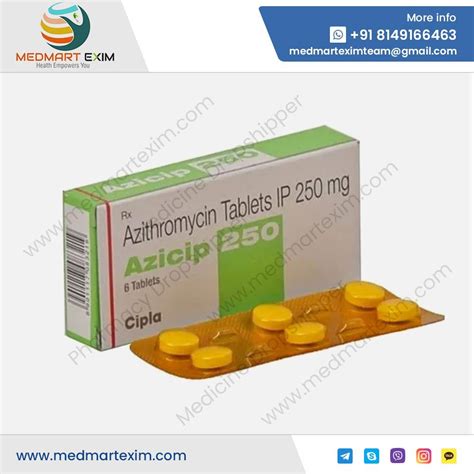 Azicip Azithromycin Tablets At 300 Stripe Pharmaceutical Tablets In