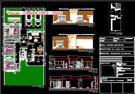 House Dwg Projesi Autocad Projeler 11662 Hot Sex Picture