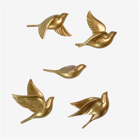 Sparrows Wall Decor In White More Colors In