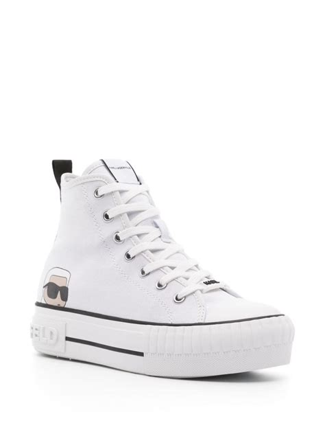 Karl Lagerfeld Ikonik Karl Lace Up Sneakers White Farfetch