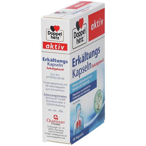 Doppelherz® Erkältungskapseln Mit Eukalyptusöl 40 St Shop