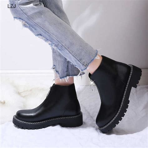 Venta Botas Cortas De Cuero Mujer En Stock