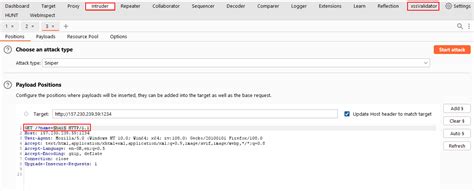 Using Burp Suite Brute Force Payloads Using Xss Validatorextension