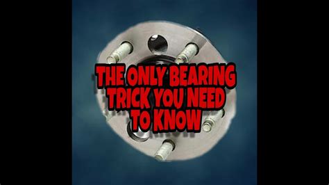 How To Check A Wheel Bearing Hands Down The Best Way To Check A Bearing Youtube