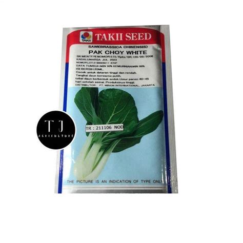 Benih Sawi Putih Pak Choy White Brassica Chinensis Gram Takii