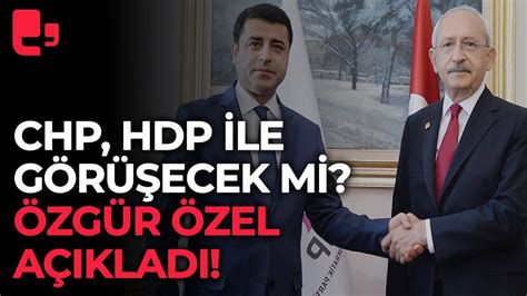 Chp Hdp Ile G R Ecek Mi Zg R Zel A Klad Youtube